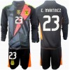 Argentinien Emiliano Martinez #23 Torwart Heimtrikot Copa America 2024 Langarm (+ kurze hosen)